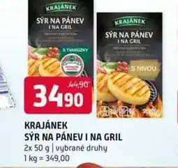 Terno Krajánek sýr na pánev i na gril 2x 50 g vybrané druhy nabídka