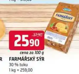Terno Farmářský sýr 100g nabídka