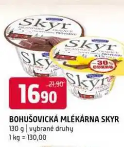 Terno Bohušovická mlékárna Skyr 130g nabídka