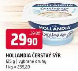 Terno Hollandia čerstvý sýr 125g nabídka