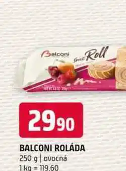 Terno Balconi Roll ovocná 250g nabídka