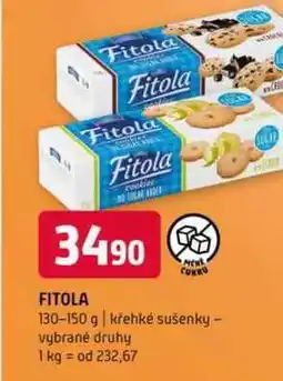 Terno Fitola 130-150 g křehké sušenky vybrané druhy nabídka