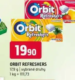 Terno Orbit refreshers 17,9 g vybrané druhy nabídka
