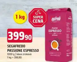 Terno Segafedo passione espresso1000 g káva zrnková nabídka