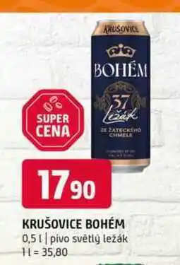 Terno Krušovice bohém pivo výčepní tmavé 0,5l nabídka