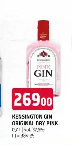 Terno Kensington gin original dry pink 0,7l vol. 37,5% nabídka