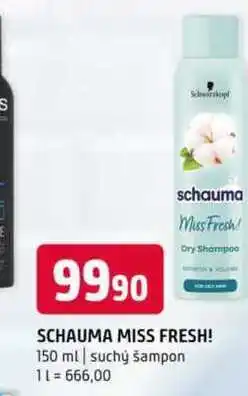 Terno Schauma miss fresh 150 ml suchý šampon nabídka