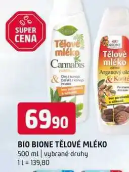 Terno Bio bione tělové mléko 500 ml vybrané druhy nabídka