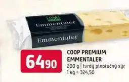 Terno Coop premium emmentaler 200 g tvrdý plnotučný sýr nabídka