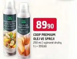 Terno Coop premium olej ve spreji 250 ml vybrané druhy nabídka