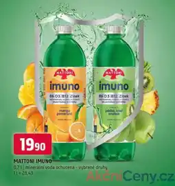 Terno Mattoni imuno 0,7l minerální voda ochucená vybrané druhy nabídka