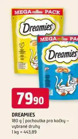 Terno Dreamies 180 g pochoutka pro kočky vybrané druhy nabídka