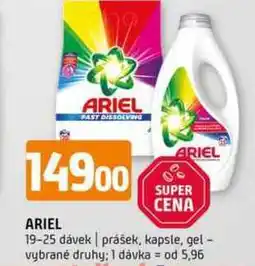 Terno Ariel 19-25 dávek prášek, kapsle, gel vybrané druhy nabídka