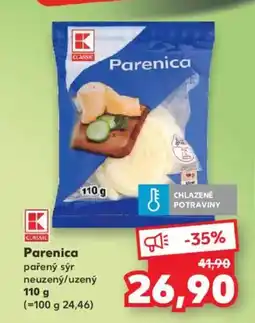 Kaufland Parenica pařený sýr neuzený/uzený nabídka