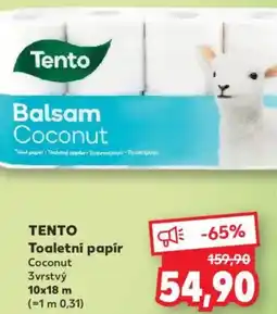 Kaufland TENTO Toaletní papír nabídka