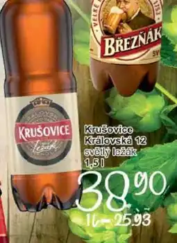 Jip Krušovice Královská 12 světlý ležák nabídka