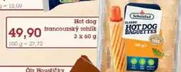 Jip Hot Dog francouzský rohlík nabídka