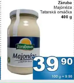 Jip Záruba Majonéza Tatarská omáčka nabídka