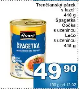 Jip Špagetka nabídka
