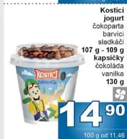 Jip Kostíci jogurt nabídka