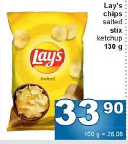 Jip Lay’s chips nabídka