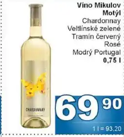 Jip Víno Mikulov Motýl nabídka