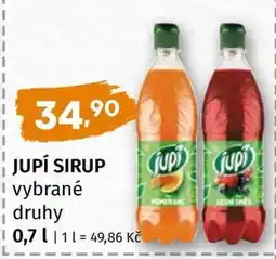 Terno Jupí sirup vybrané druhy nabídka