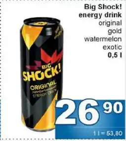 Jip Big Shock energy drink nabídka