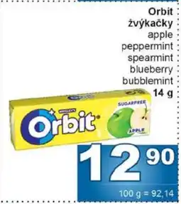 Jip Orbit žvýkačky nabídka