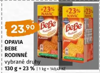 Terno OPAVIA BEBE RODINNÉ vybrané druhy nabídka
