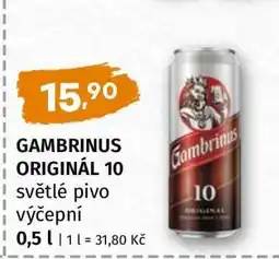 Terno Gambrinus Originál 10 nabídka