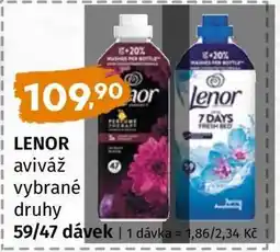 Terno LENOR aviváž vybrané druhy nabídka