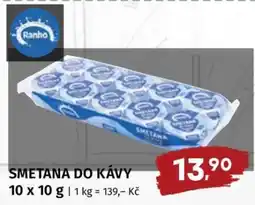 Terno Smetana do kávy nabídka