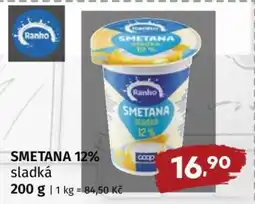 Terno SMETANA 12% sladká nabídka