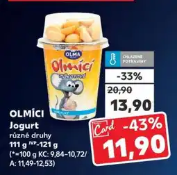 Kaufland OLMÍCI Jogurt nabídka