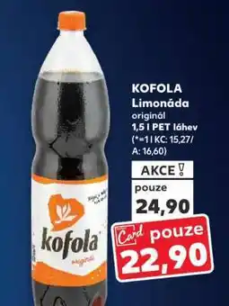 Kaufland KOFOLA Limonáda Original nabídka