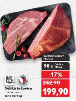 Kaufland Selská krkovice nabídka