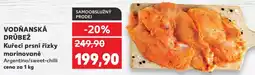 Kaufland VODŇANSKÁ DRŮBEŽ Kuřecí prsí řízky marinované nabídka