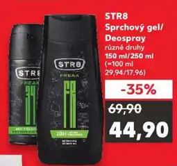 Kaufland STR8 Sprchový gel/ Deospray nabídka