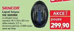 Kaufland SENCOR Lapač hmyzu SIK 5000BK nabídka