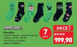 Kaufland Minecraft Ponožky nabídka