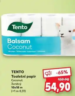 Kaufland TENTO Toaletní papír Coconut nabídka