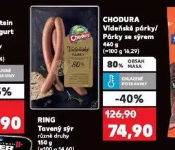 Kaufland Vídeňské párky nabídka