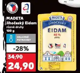 Kaufland Madeta jihočeský eidam sýr nabídka