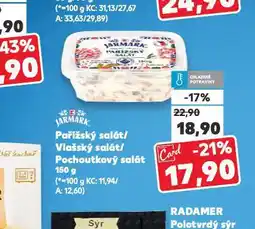 Kaufland Vlašský salát nabídka