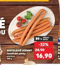Kaufland Javořické párky nabídka