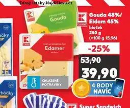 Kaufland Eidam 45% nabídka