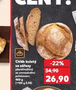 Kaufland Kulatý chléb se zářezy nabídka