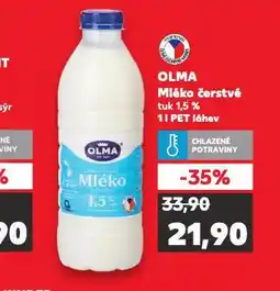 Kaufland Olma čerstvé mléko nabídka