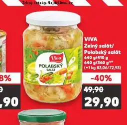 Kaufland Viva polabský salát nabídka